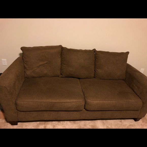 Couch and love seat combo! “Brown” - Picture 5 of 8